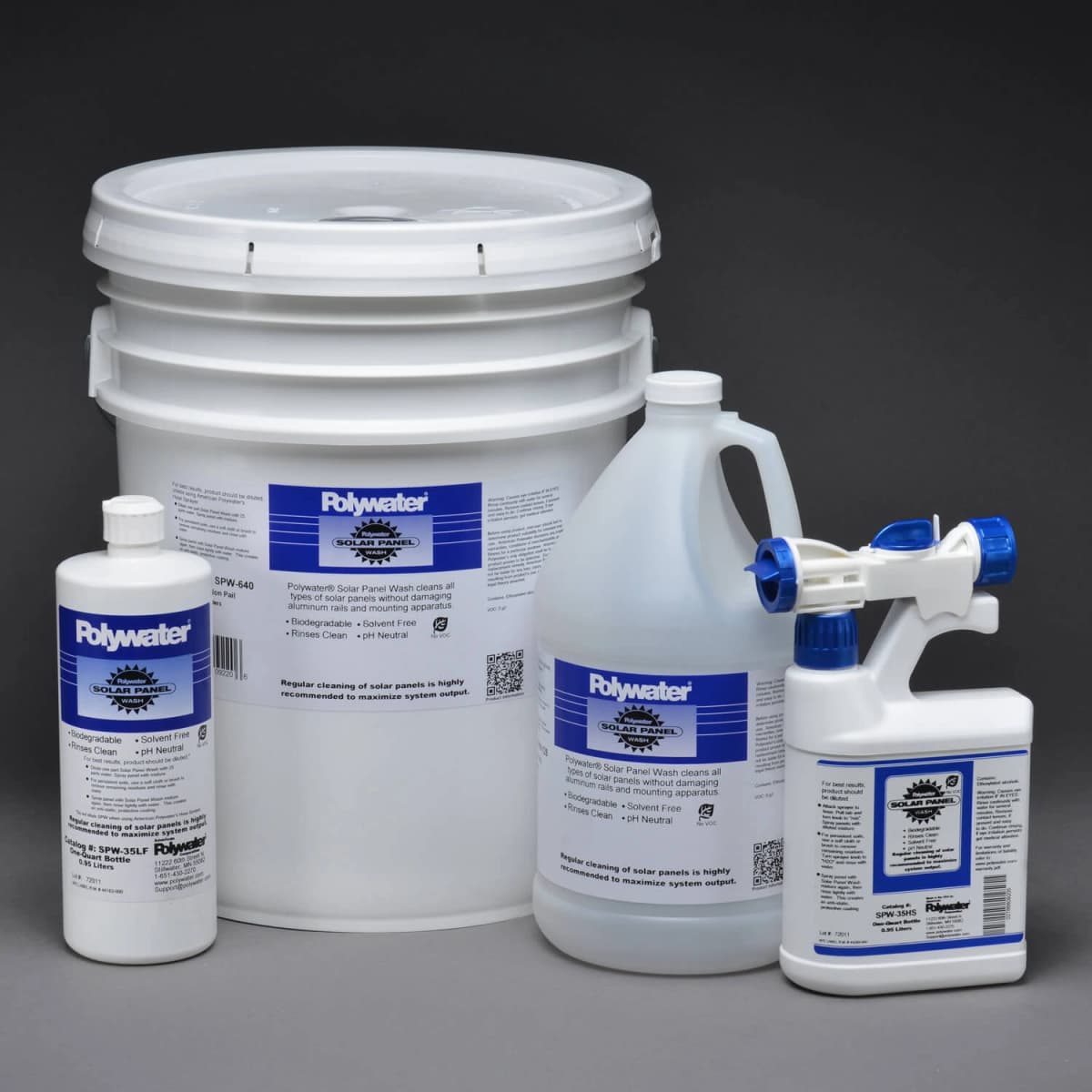 Limpiador para paneles solares Polywater SPW
