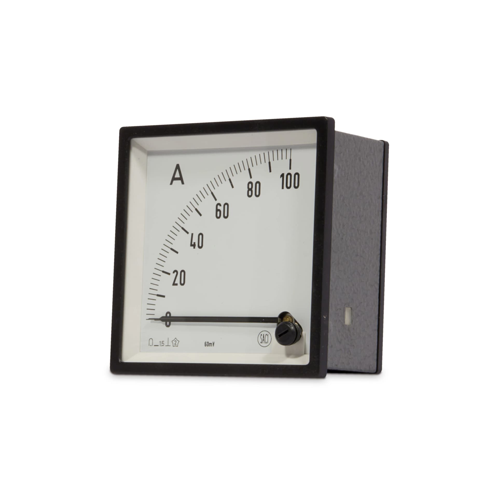 Amperímetro AC SACI EC3V 96 × 96 mm